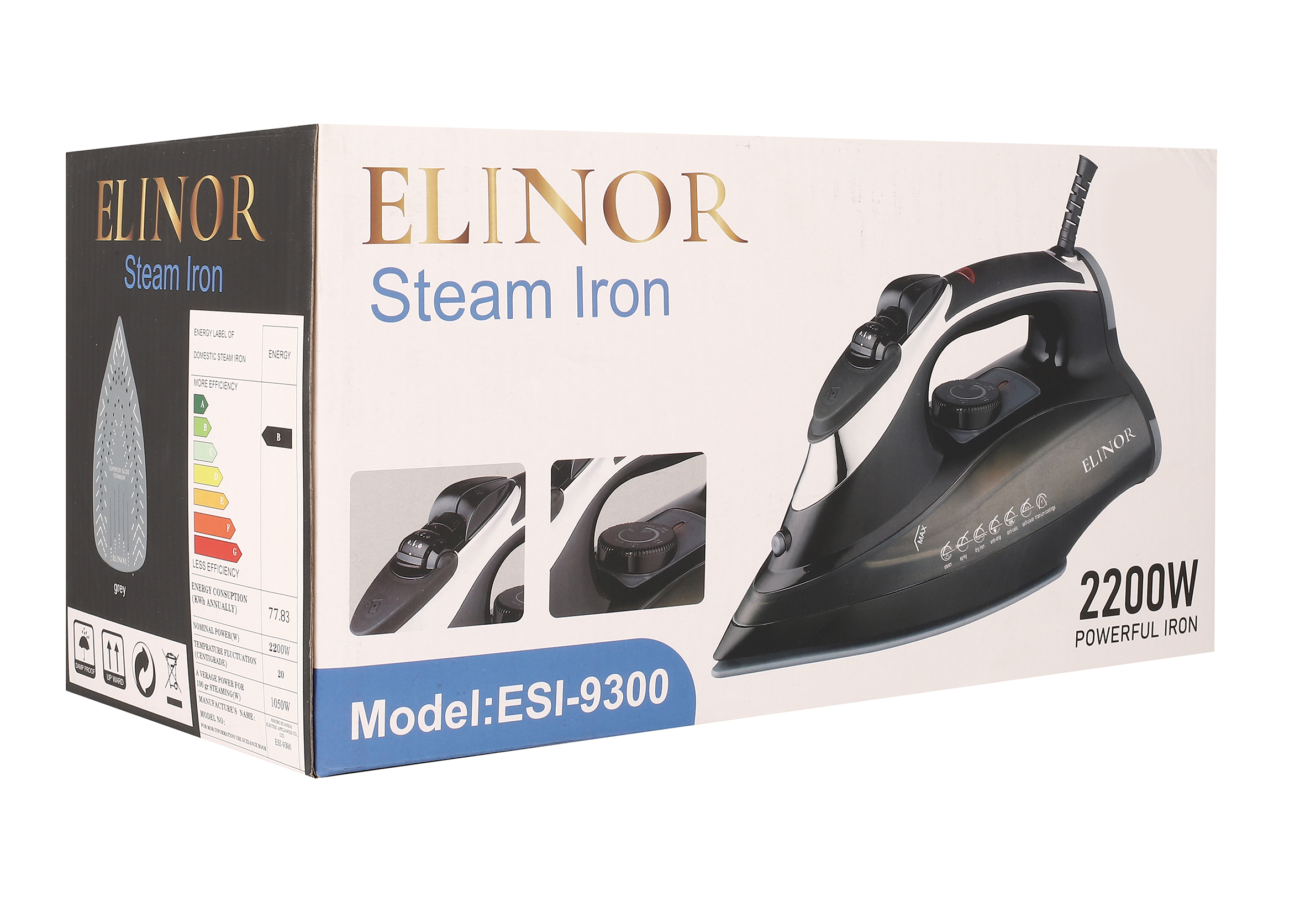 اتو بخار الینور (Elinor) مدل ESI-9300