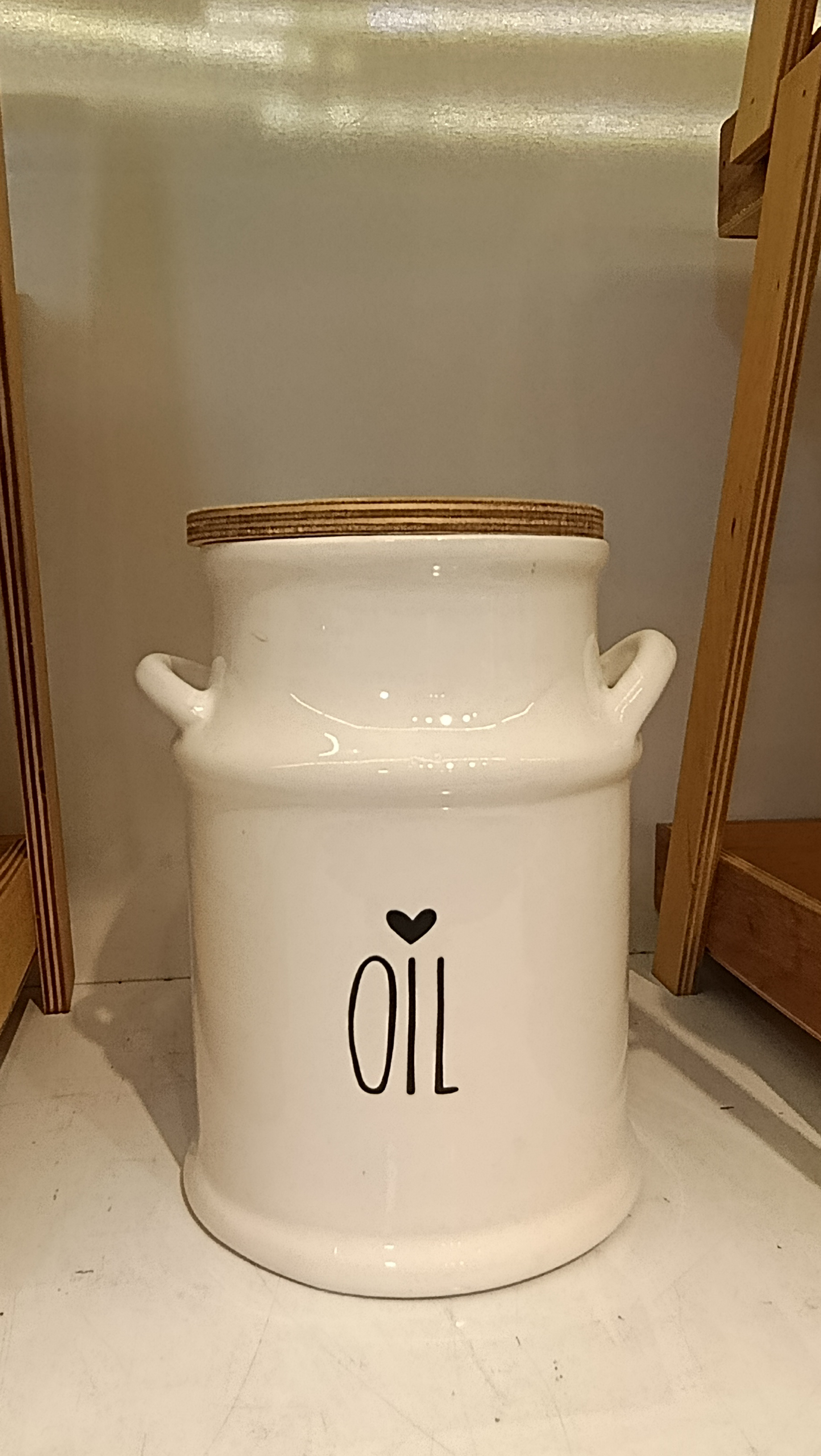 ظرف روغن جامد سرامیکی