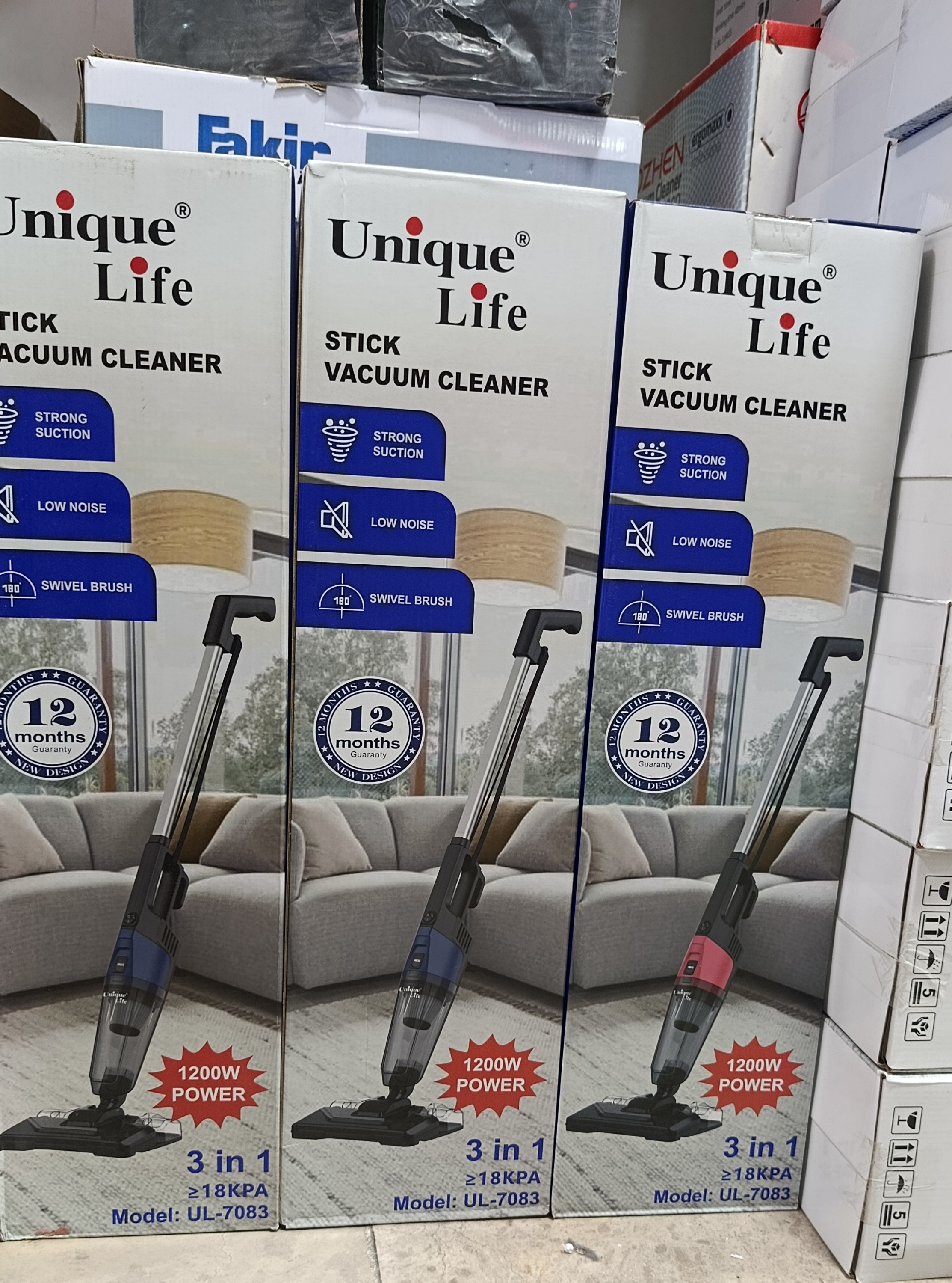 جارو عصایی تی دار یونیک لایف (Unique Life) مدل 7083